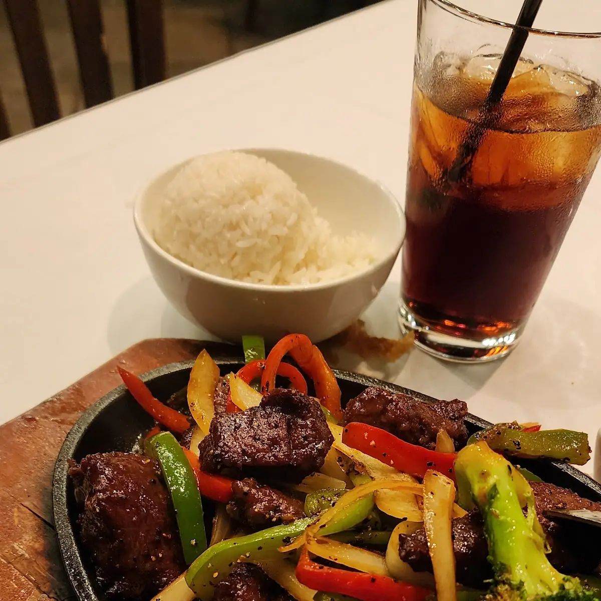 Sizzling Black Pepper Filet Mignon