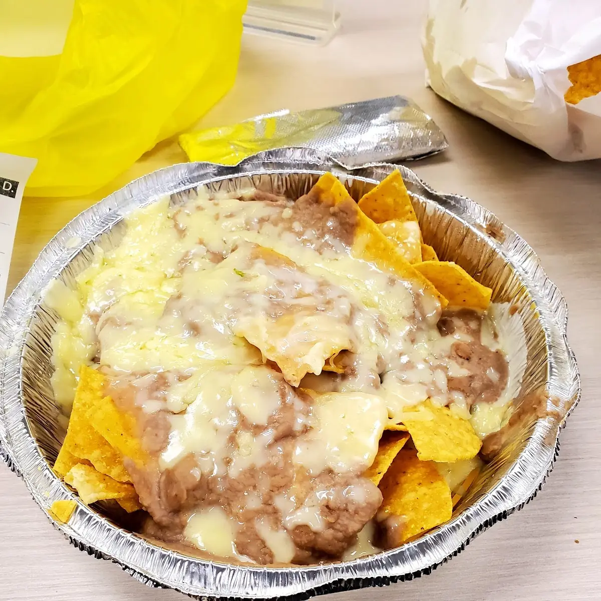 Bean and Cheese Nachos