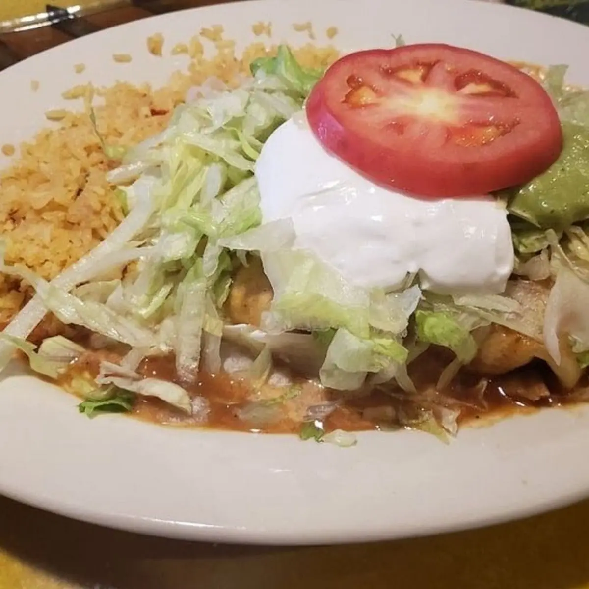 Lunch Special Fried Chicken Burrito