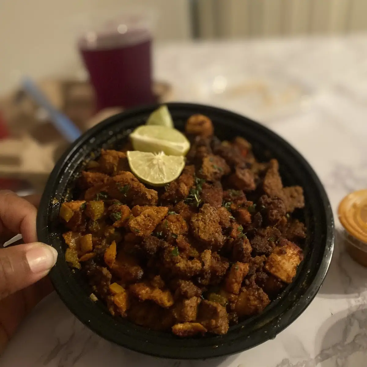 Suya Beef and Chicken Bowl