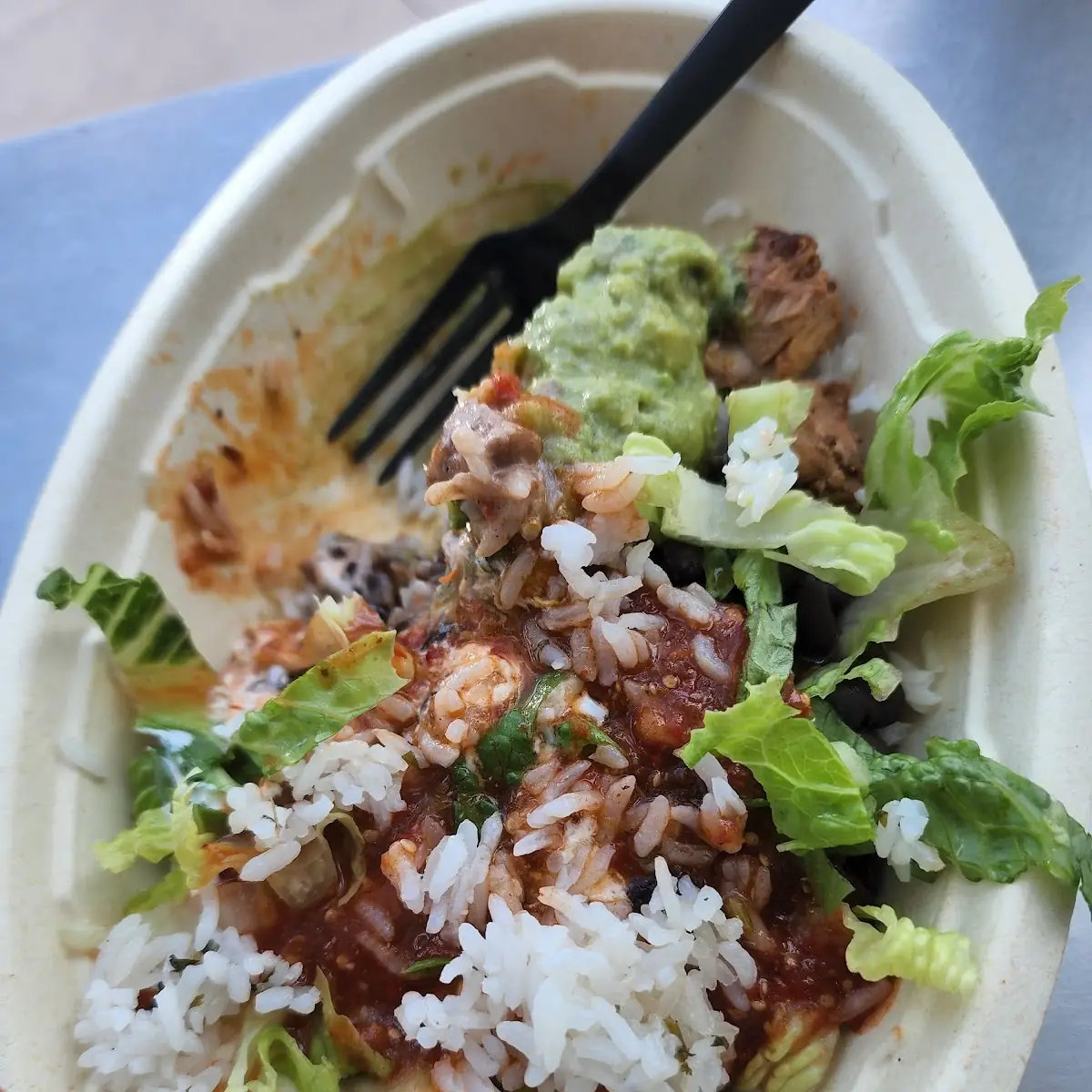 Chicken Bean and Rice Bowl