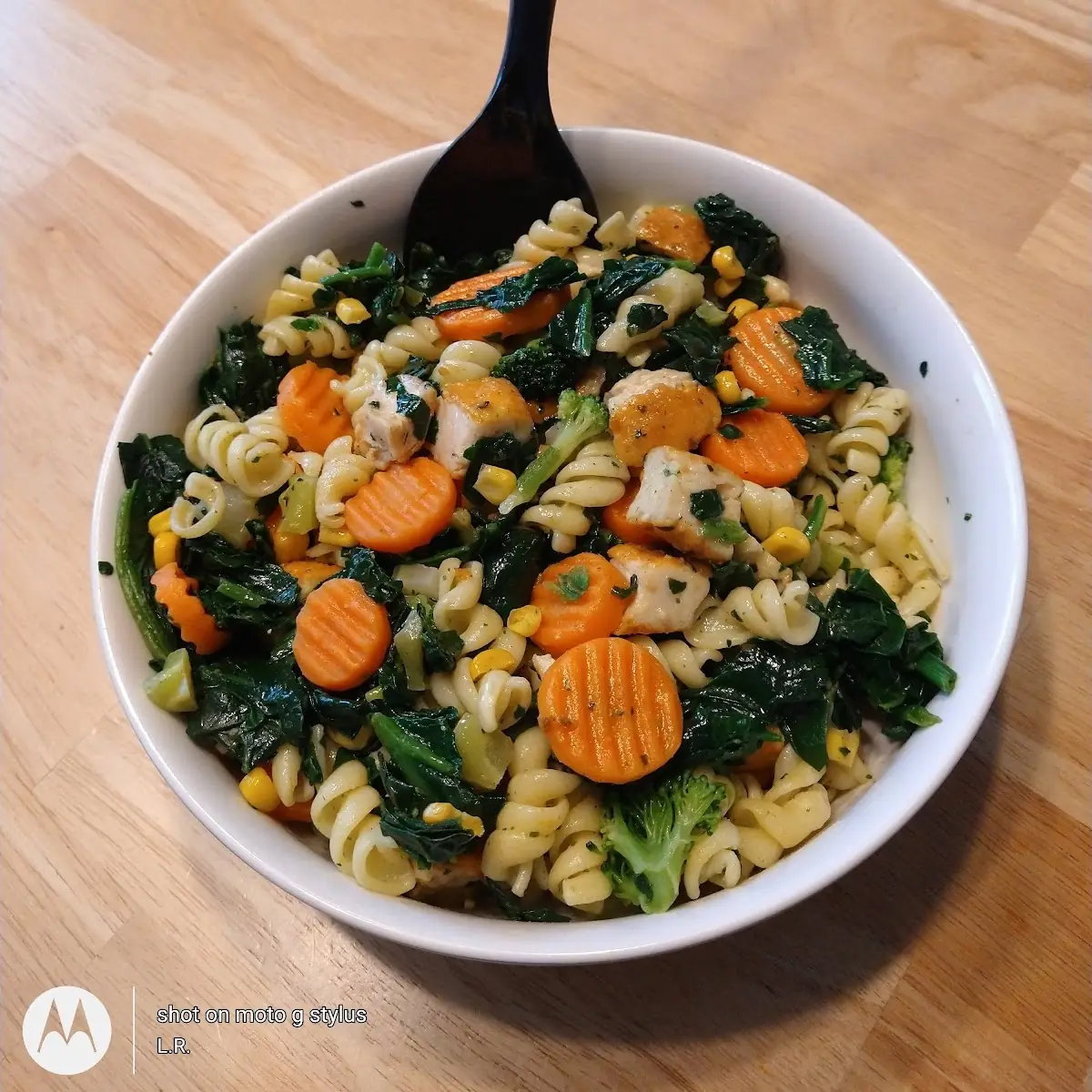 Grilled Chicken with Pasta Sauce and Veggies