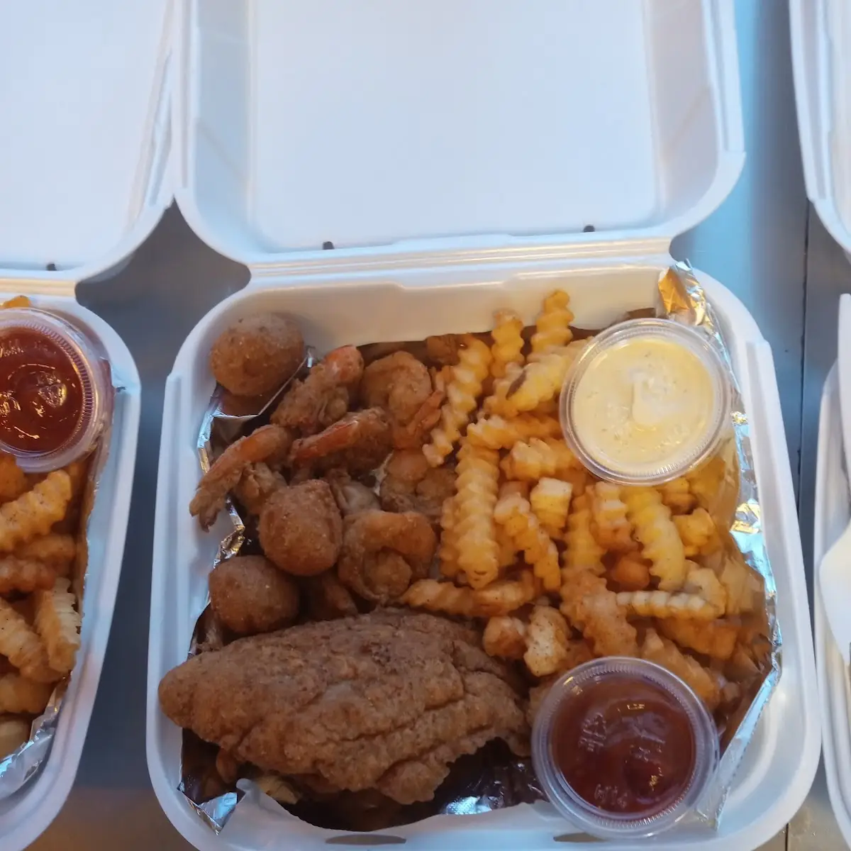 Fish and Shrimp Basket