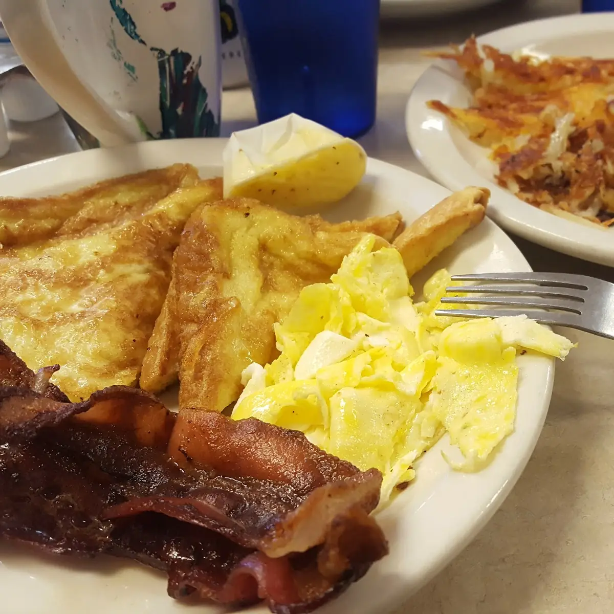 One Egg Hash Browns and Toast