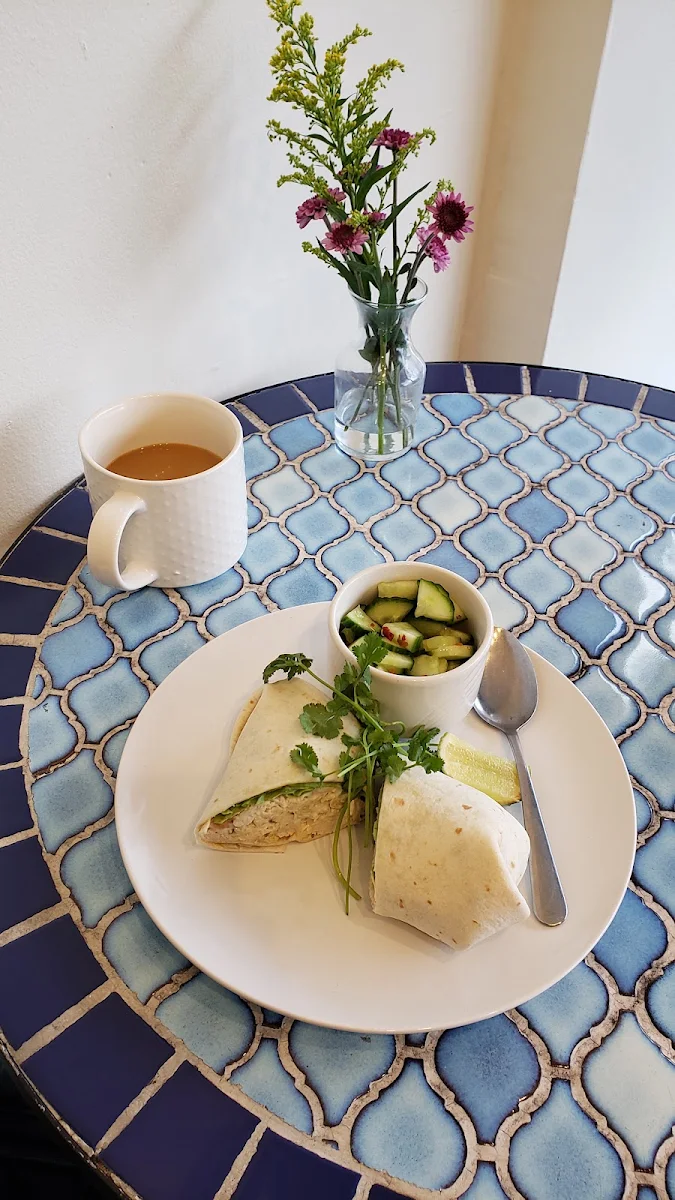 Satay Chicken Salad Wrap
