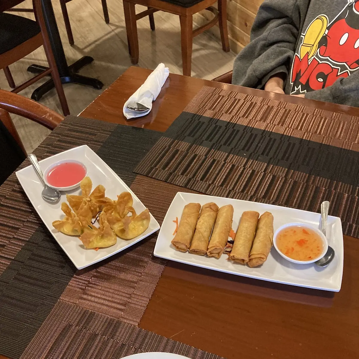 Spring Roll Crab Rangoon