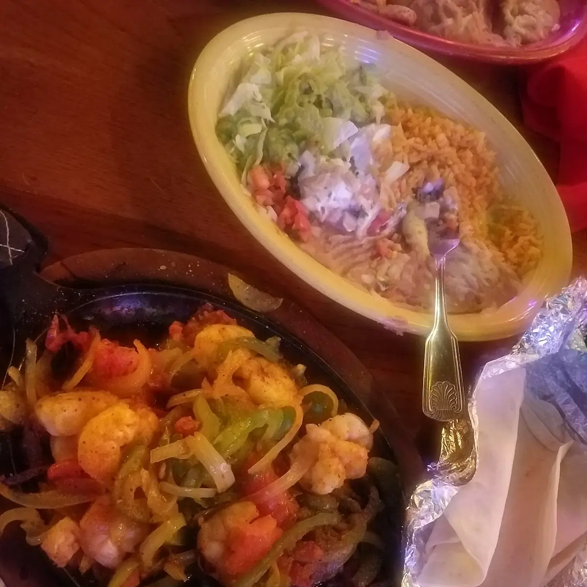 Shrimp Fajitas