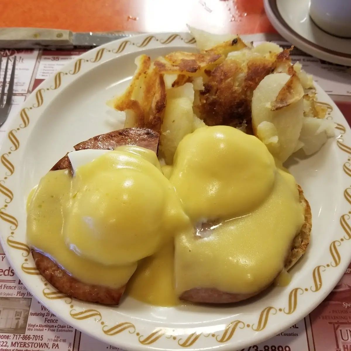 Eggs Benedict with Home-Fried Potatoes