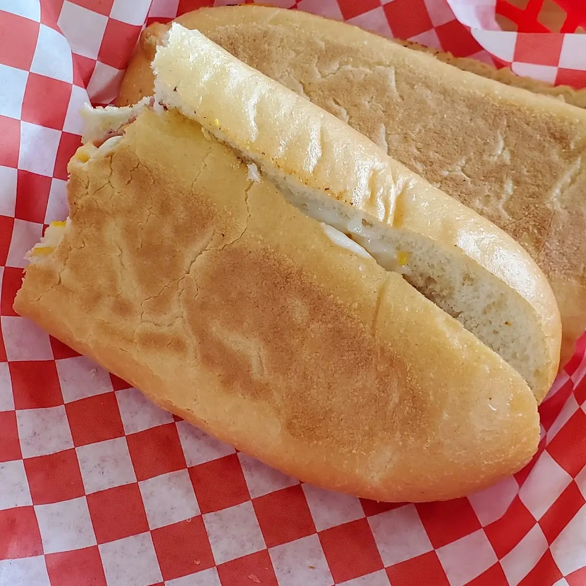 Ham Egg and Cheese Sandwich