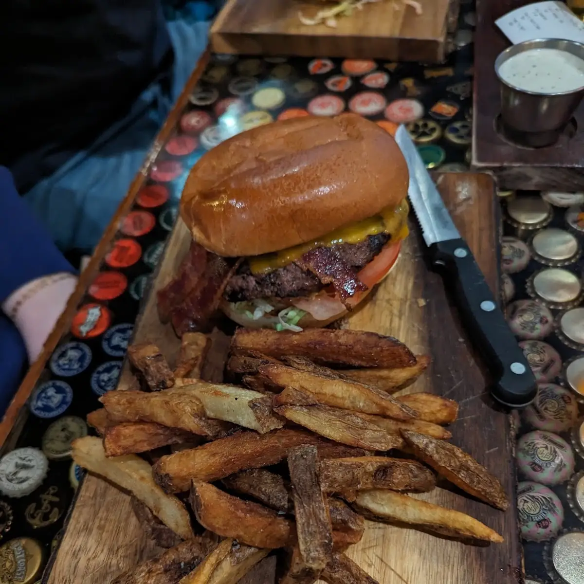 Night Fury Bacon Jam Burger