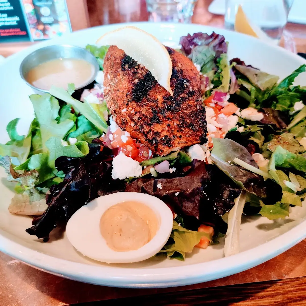 Blackened Salmon Salad