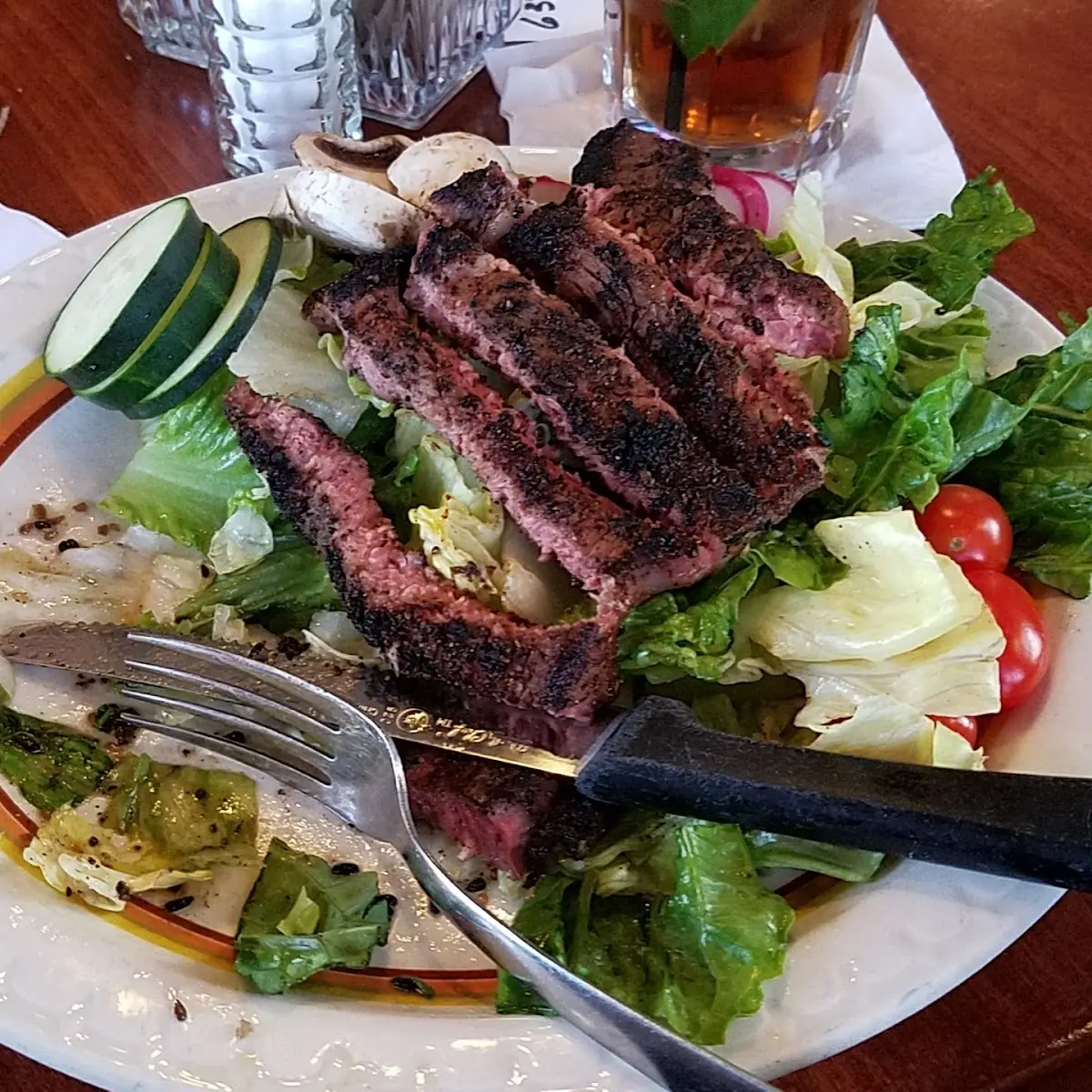 Blackened Prime Rib Salad
