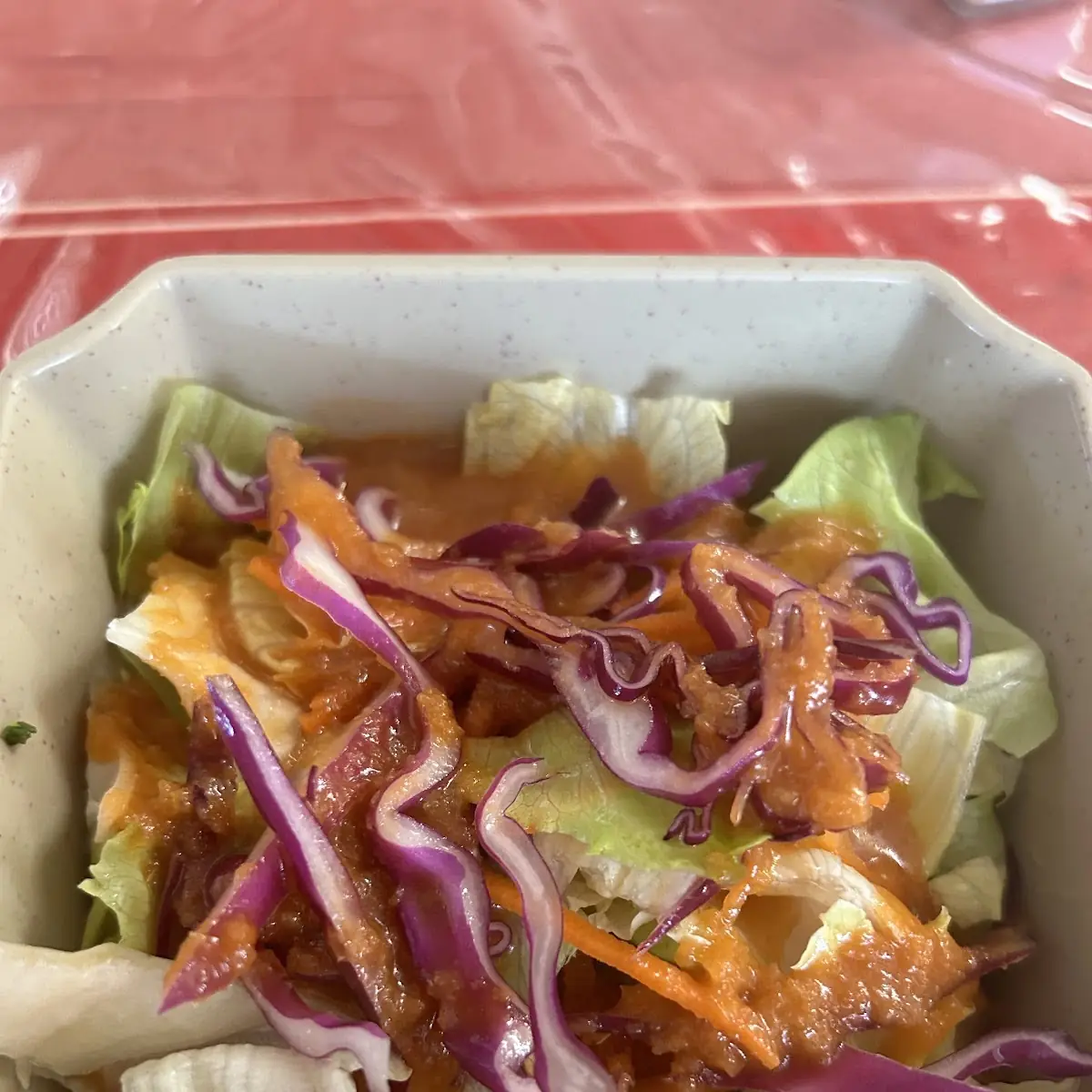 Salad with Ginger Dressing