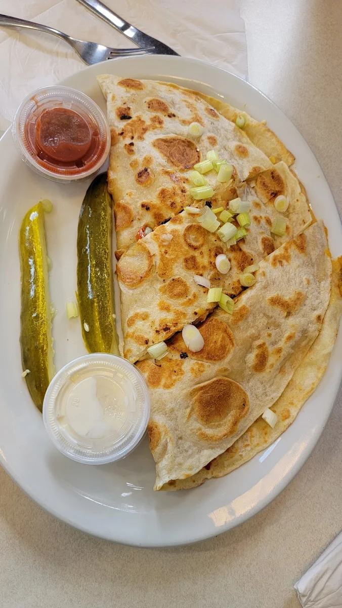 Chicken Quesadillas, Best in Town Diner
