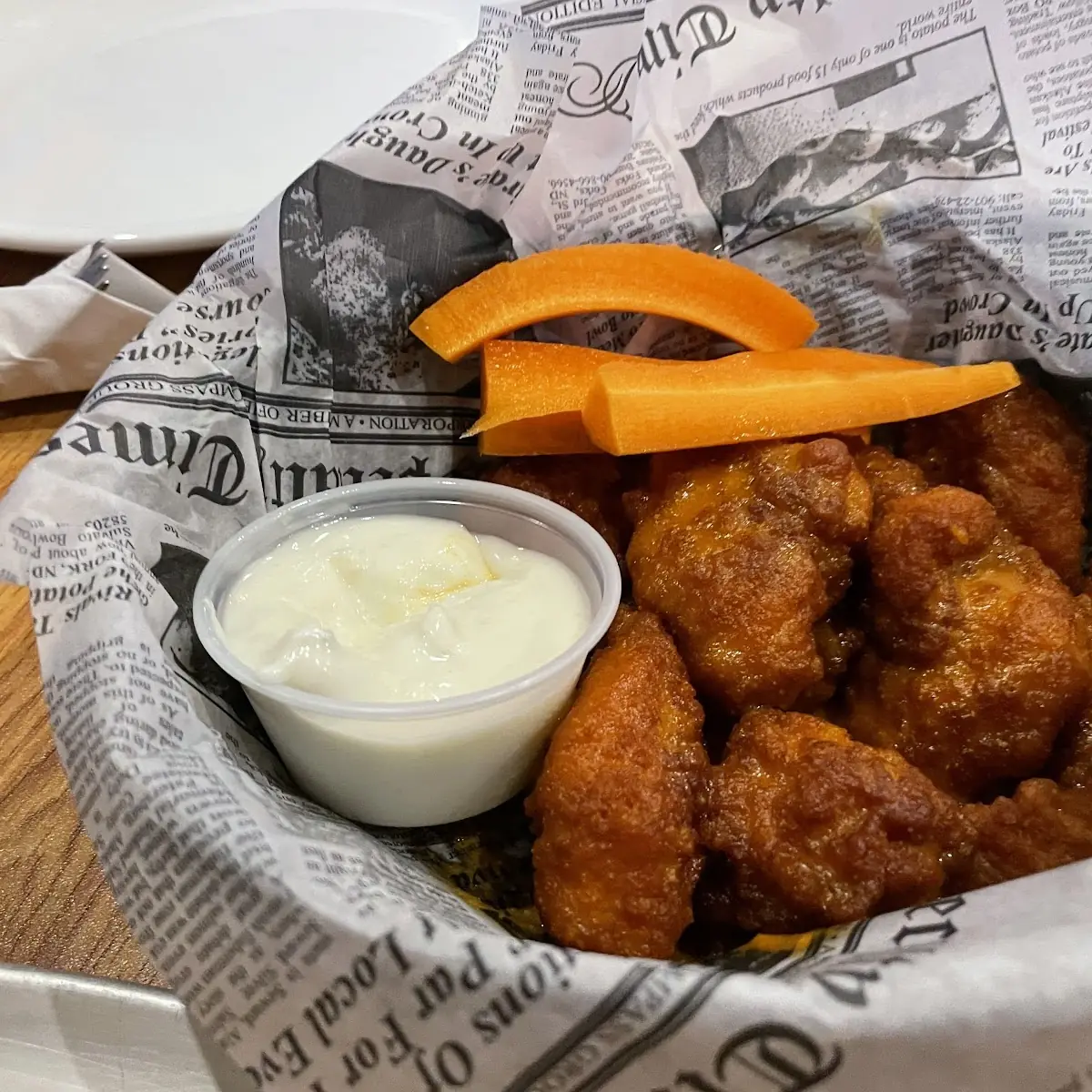 Readed or Boneless Wings