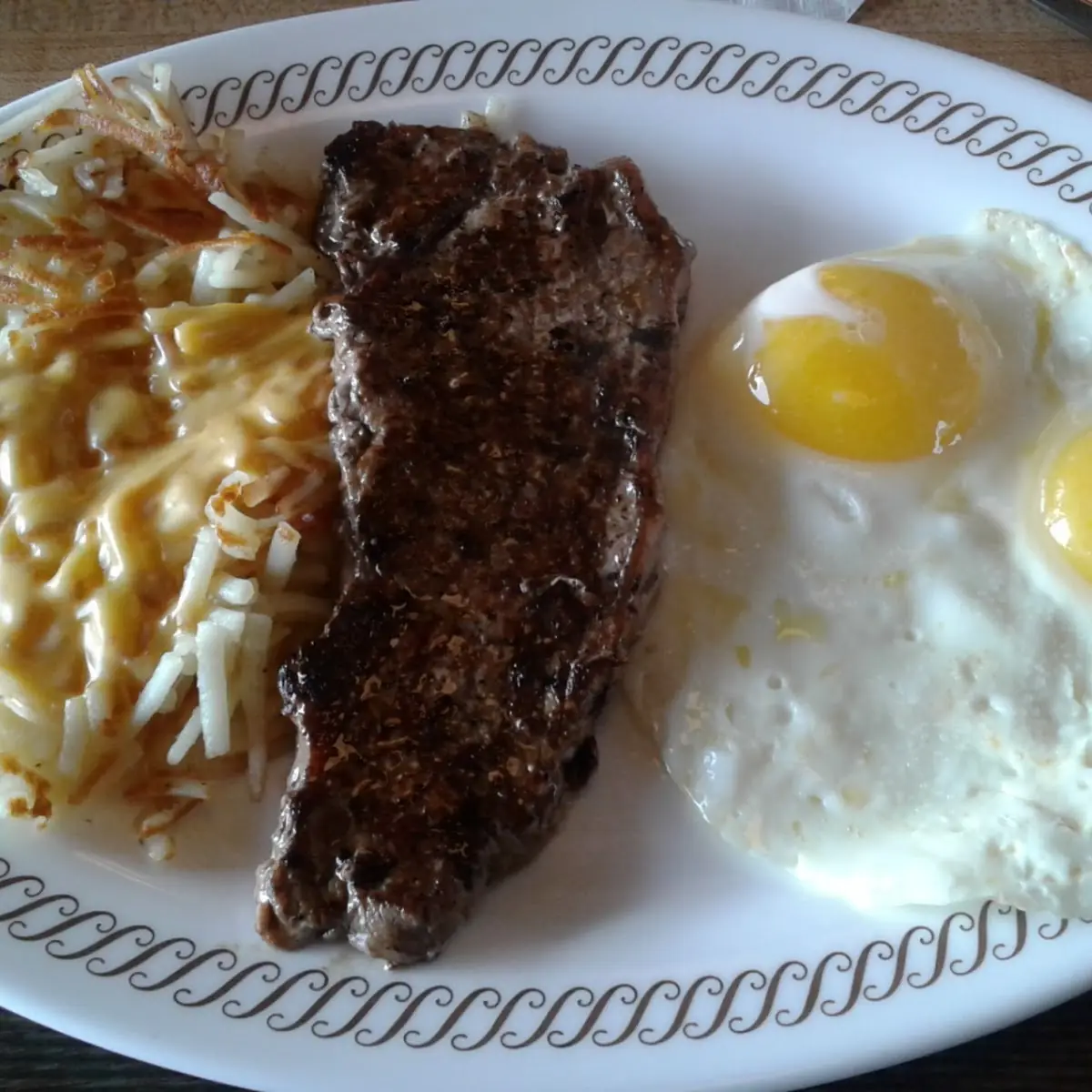 Papa Joe's Pork Chops and Eggs Breakfast