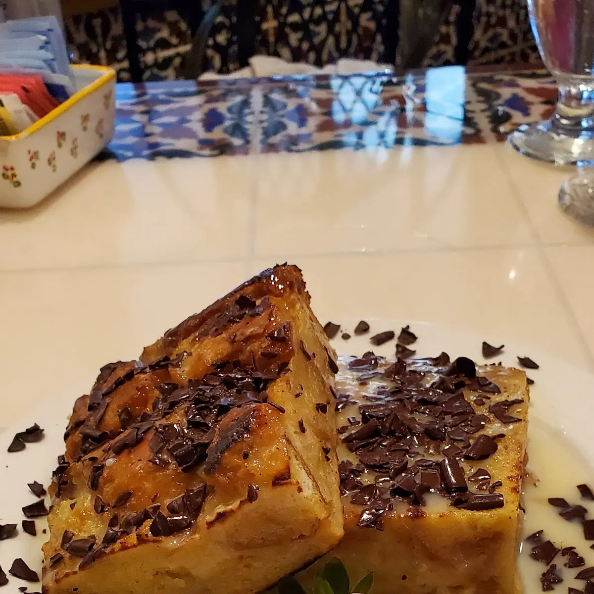 White Chocolate Bread Pudding