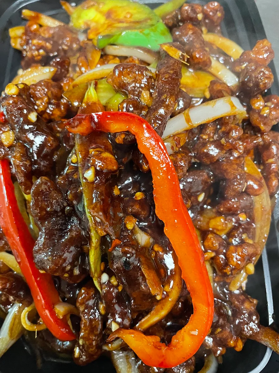 Sliced Beef in Black Bean Sauce