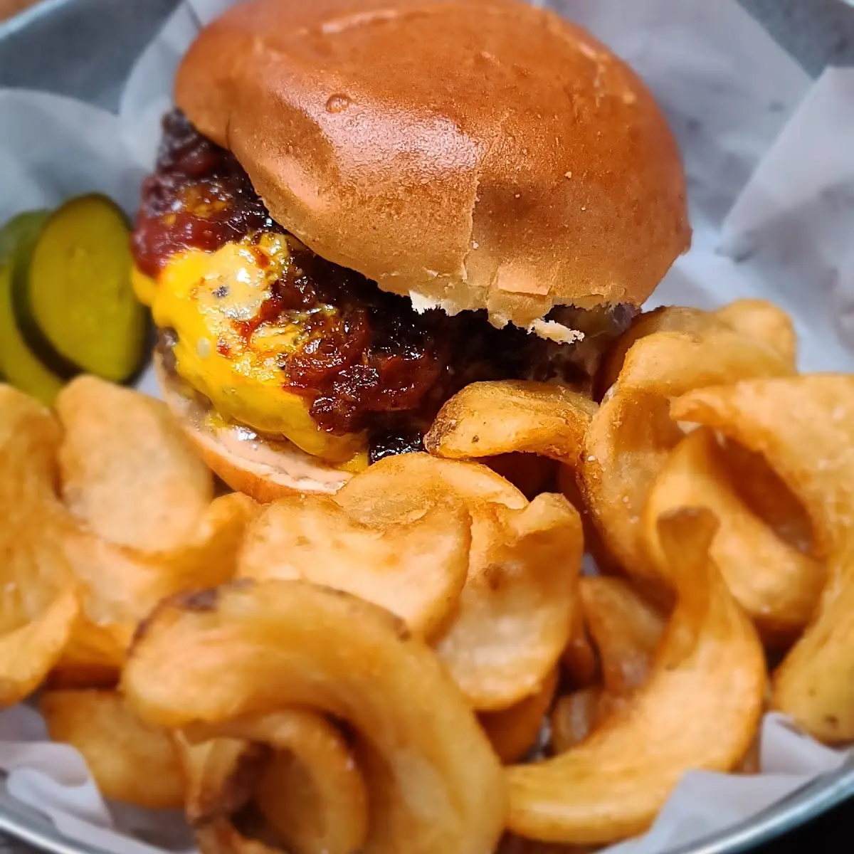 Famous Basshole Burger