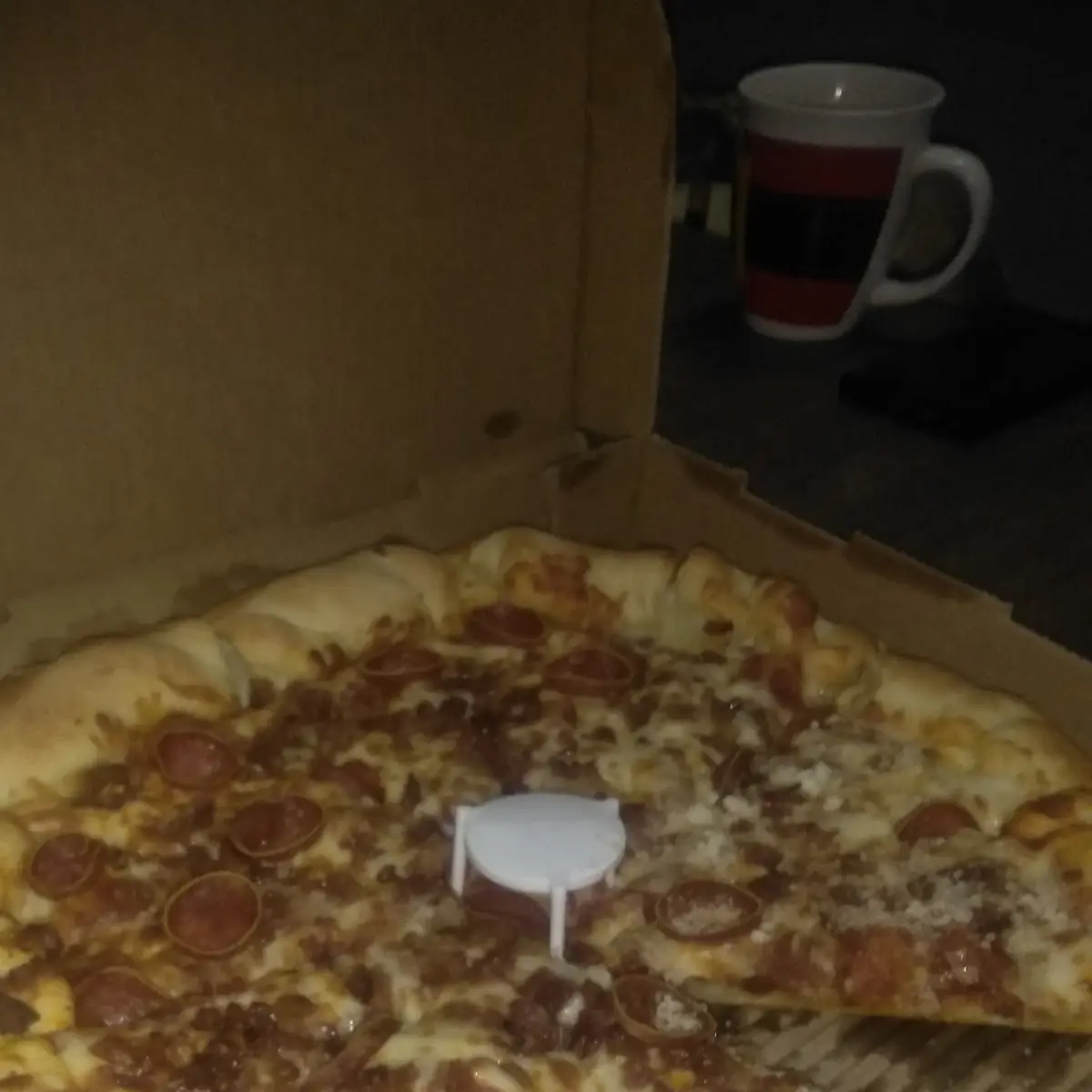 Pepperoni Bacon Stuffed Crust