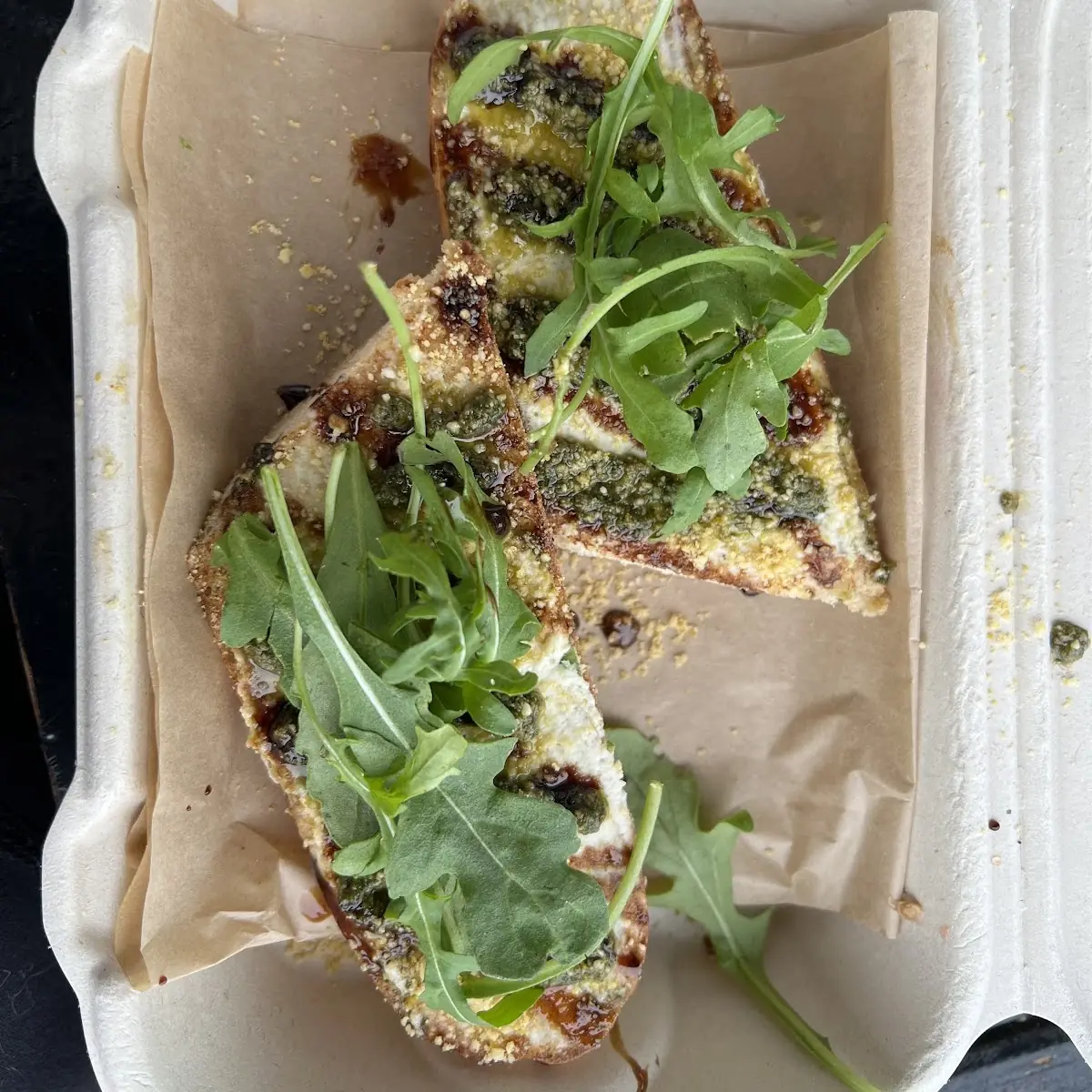 Pesto Garlic Bread