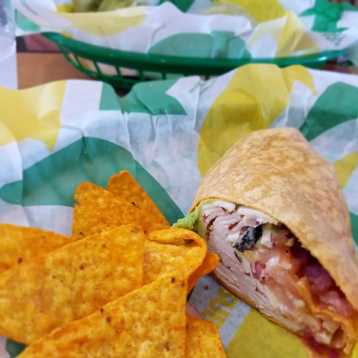 Turkey Bacon Guacamole Wrap