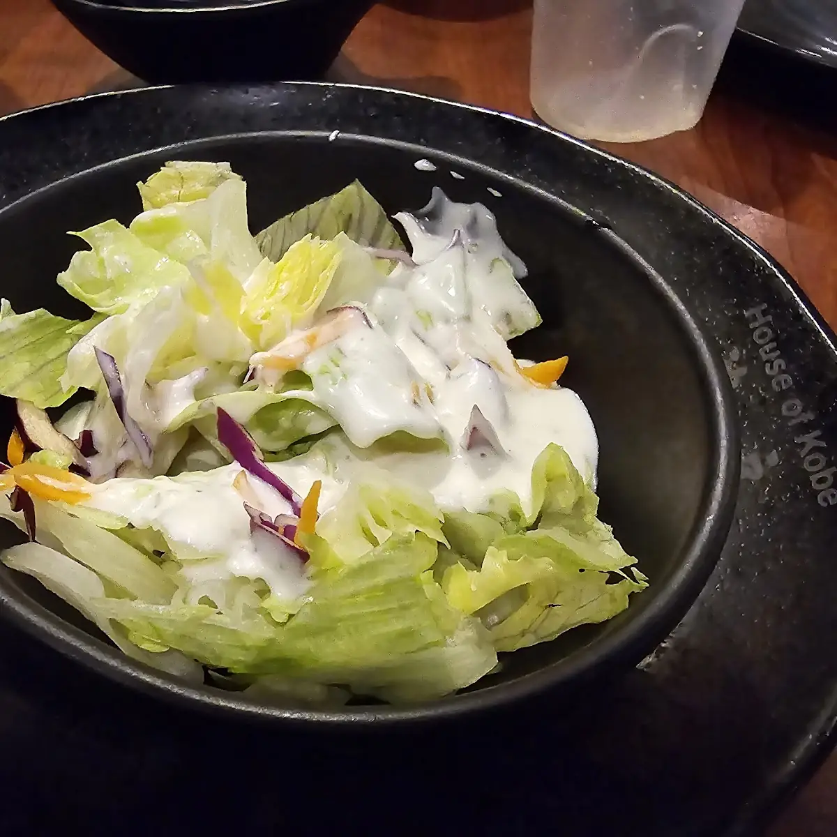 Salad and Ranch Dressing