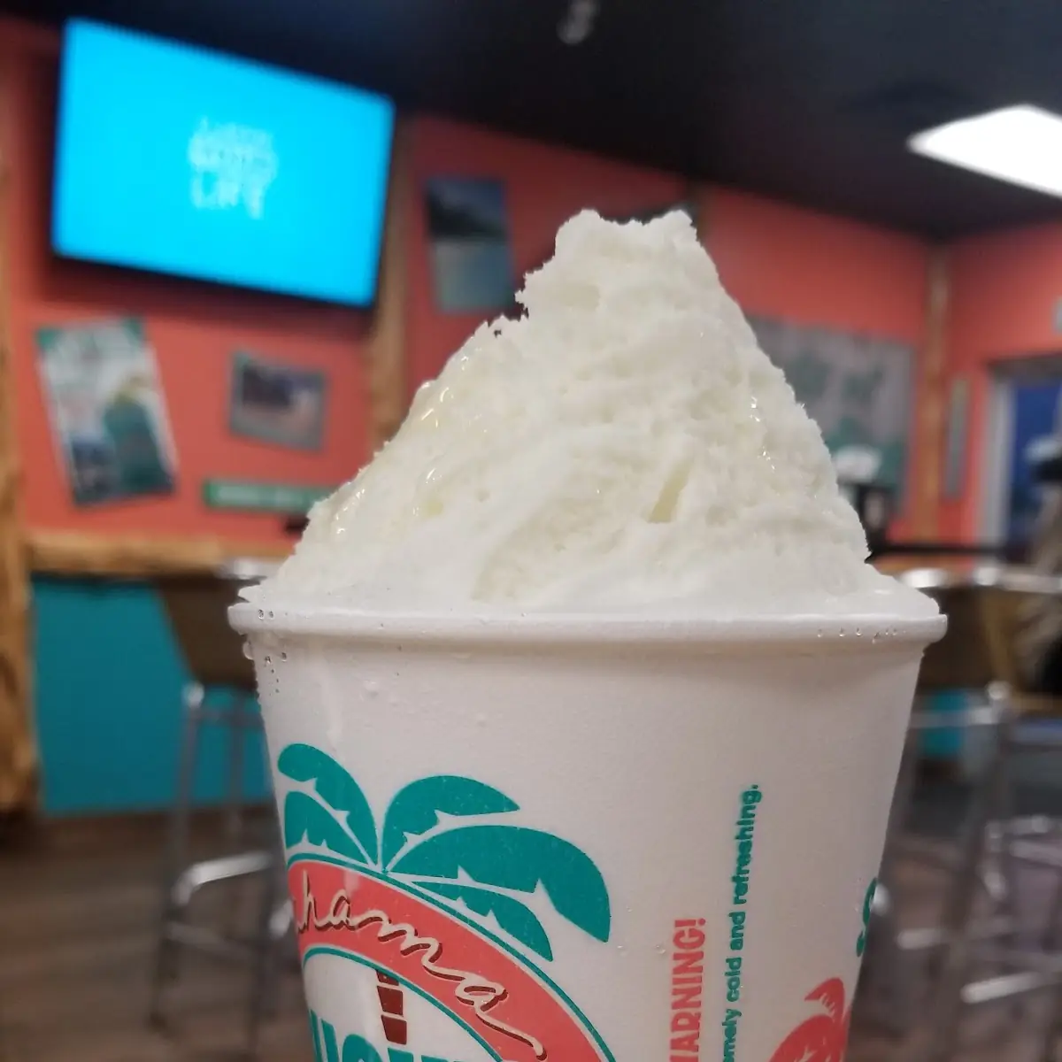 Passion Fruit & Toasted Coconut with Tropical Cream