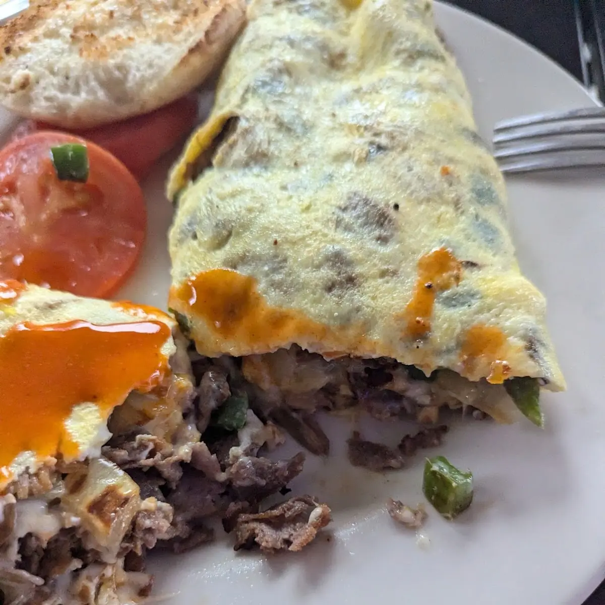 Philly Cheesesteak Burrito