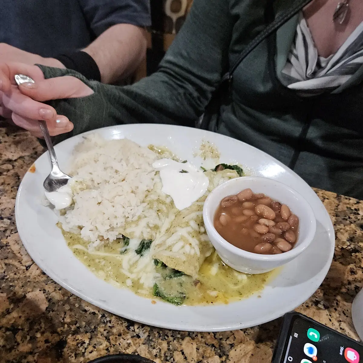 Spinach Enchiladas