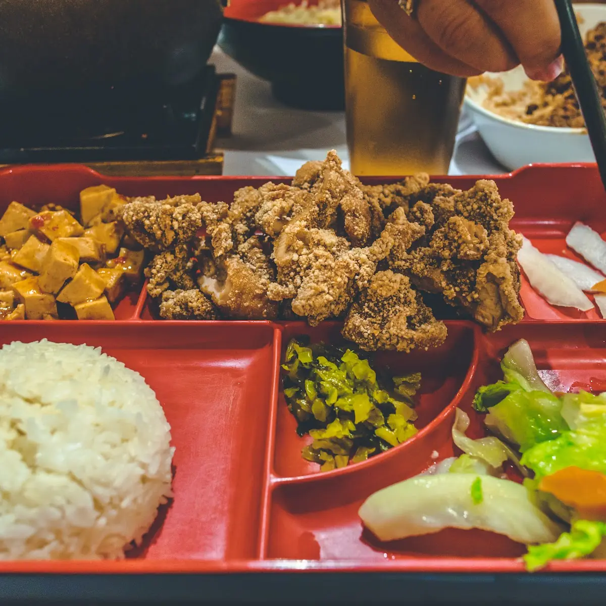 Popcorn Chicken Bento