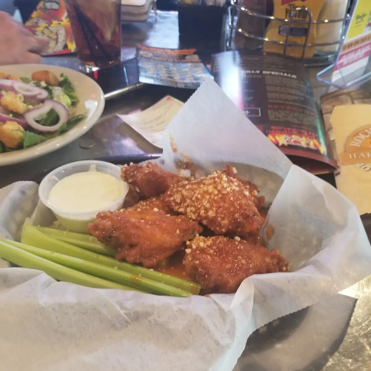 Hot Garlic Parmesan Wings