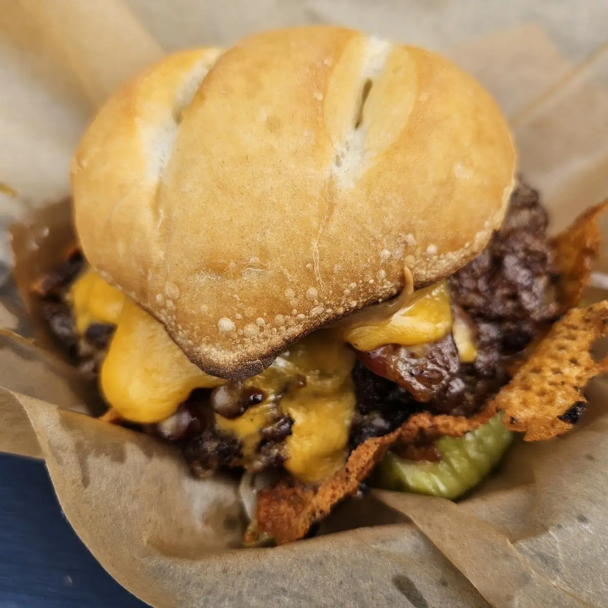 Peanut Butter Smash Burger