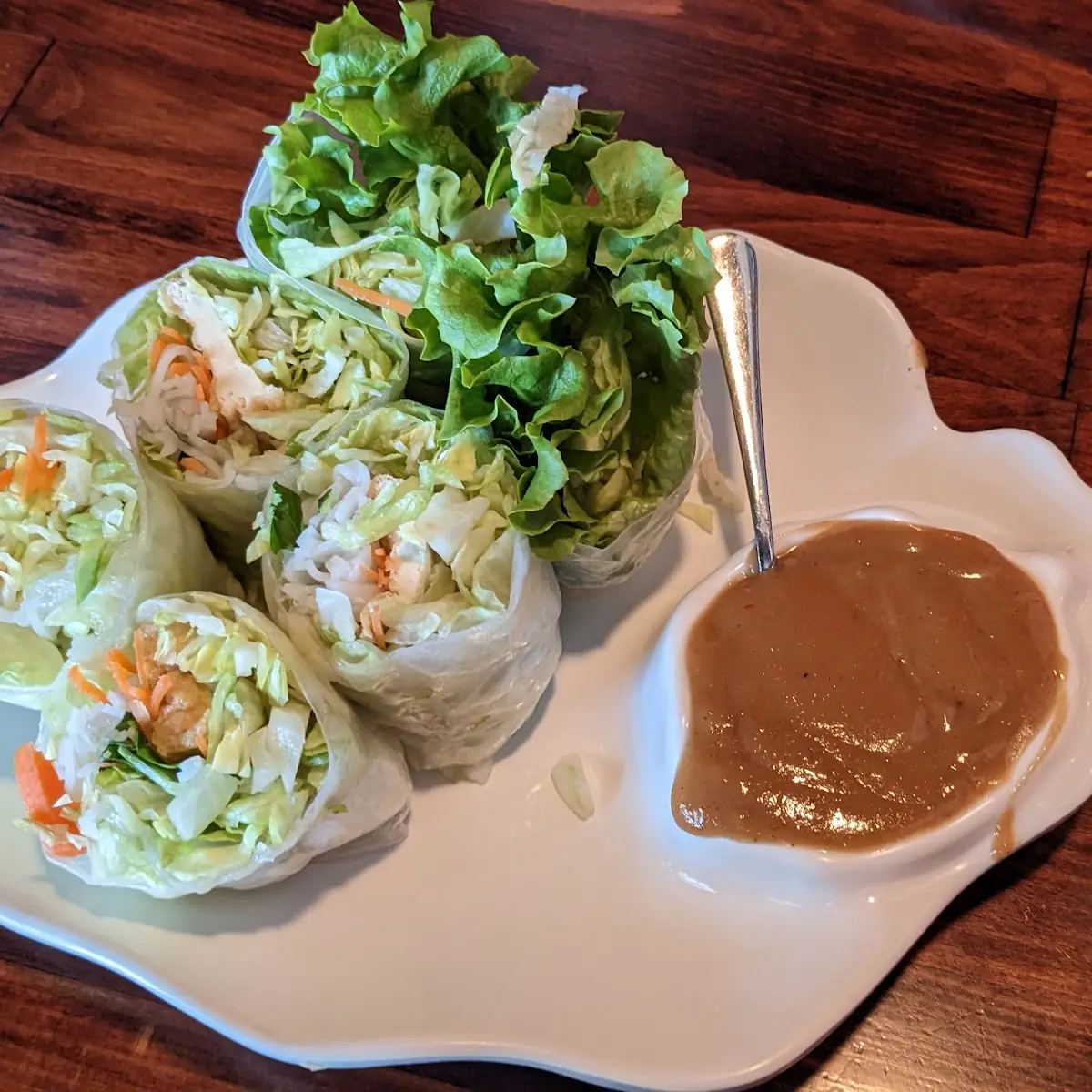 Fresh Vegetable Spring Rolls Appetizer