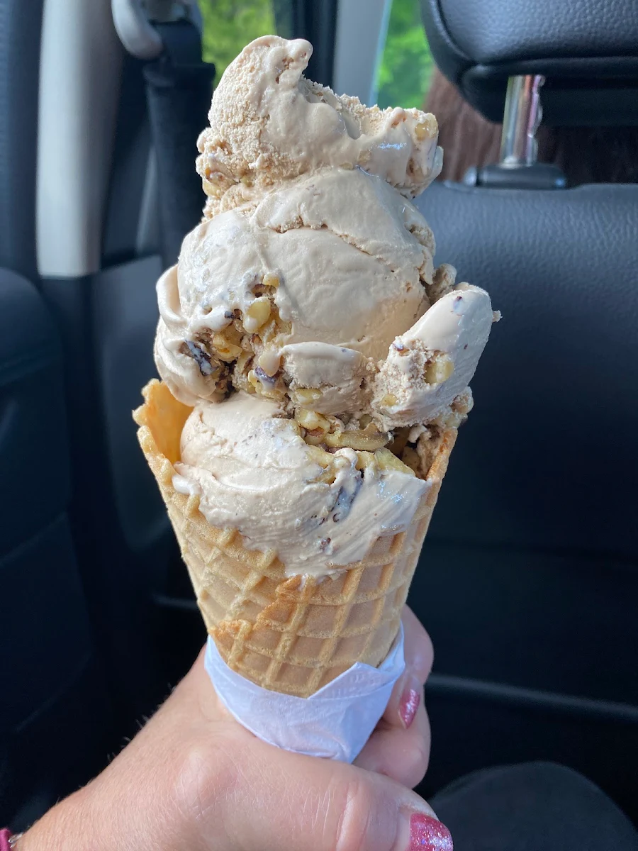 Maple Walnut Waffle Cone