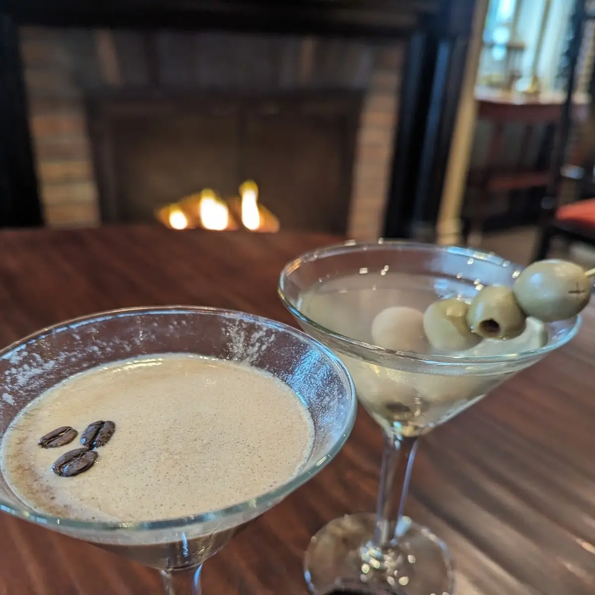 Gin Martini and Espresso Martini