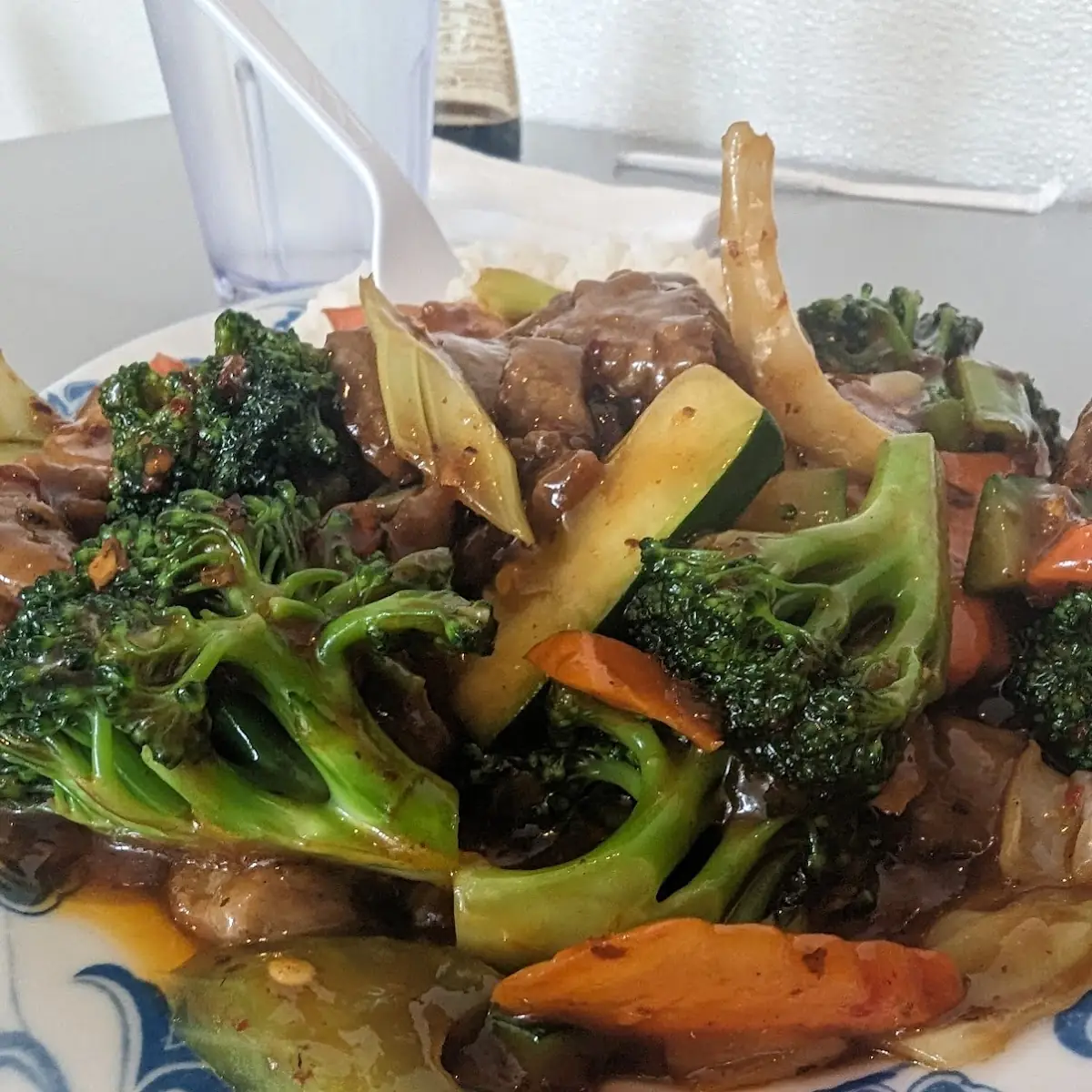Chef Wang's Beef with Steamed Rice