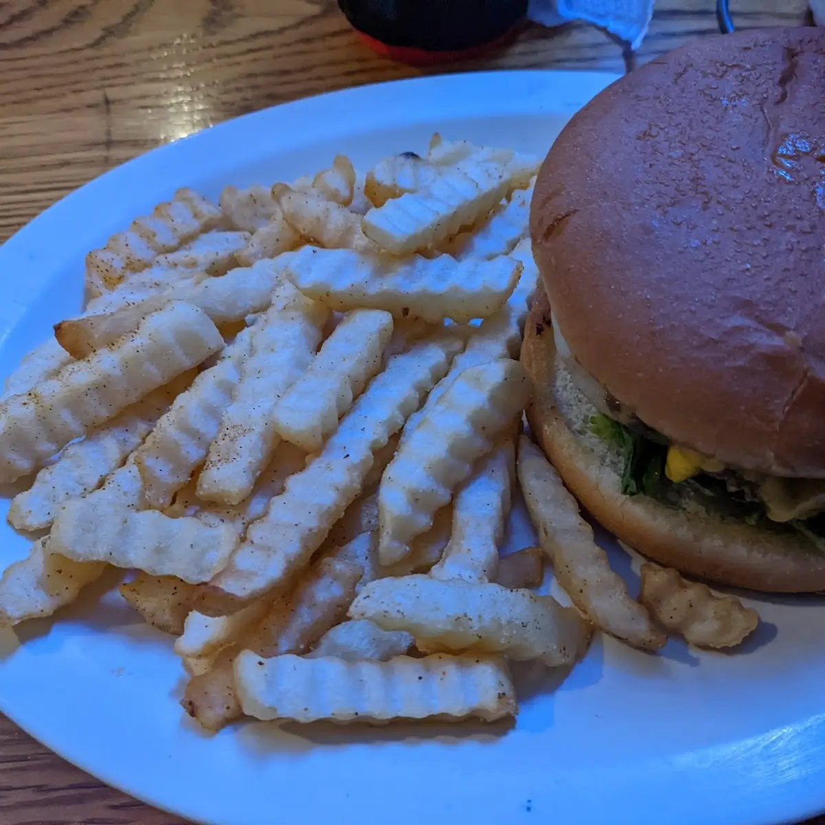Cheeseburger and Fries