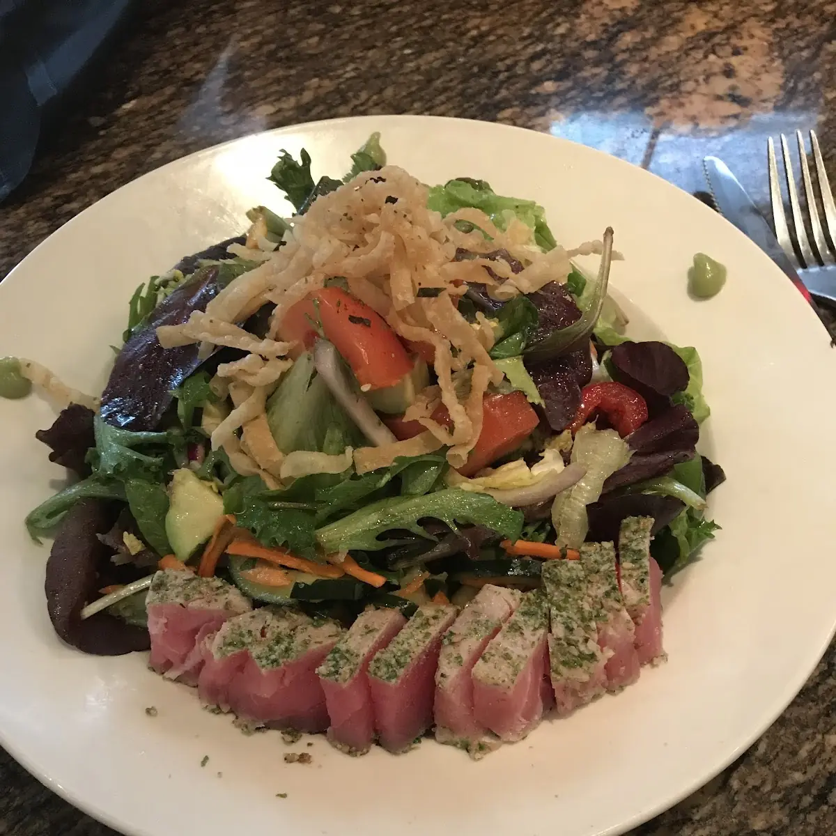 Enlightened Seared Ahi Salad