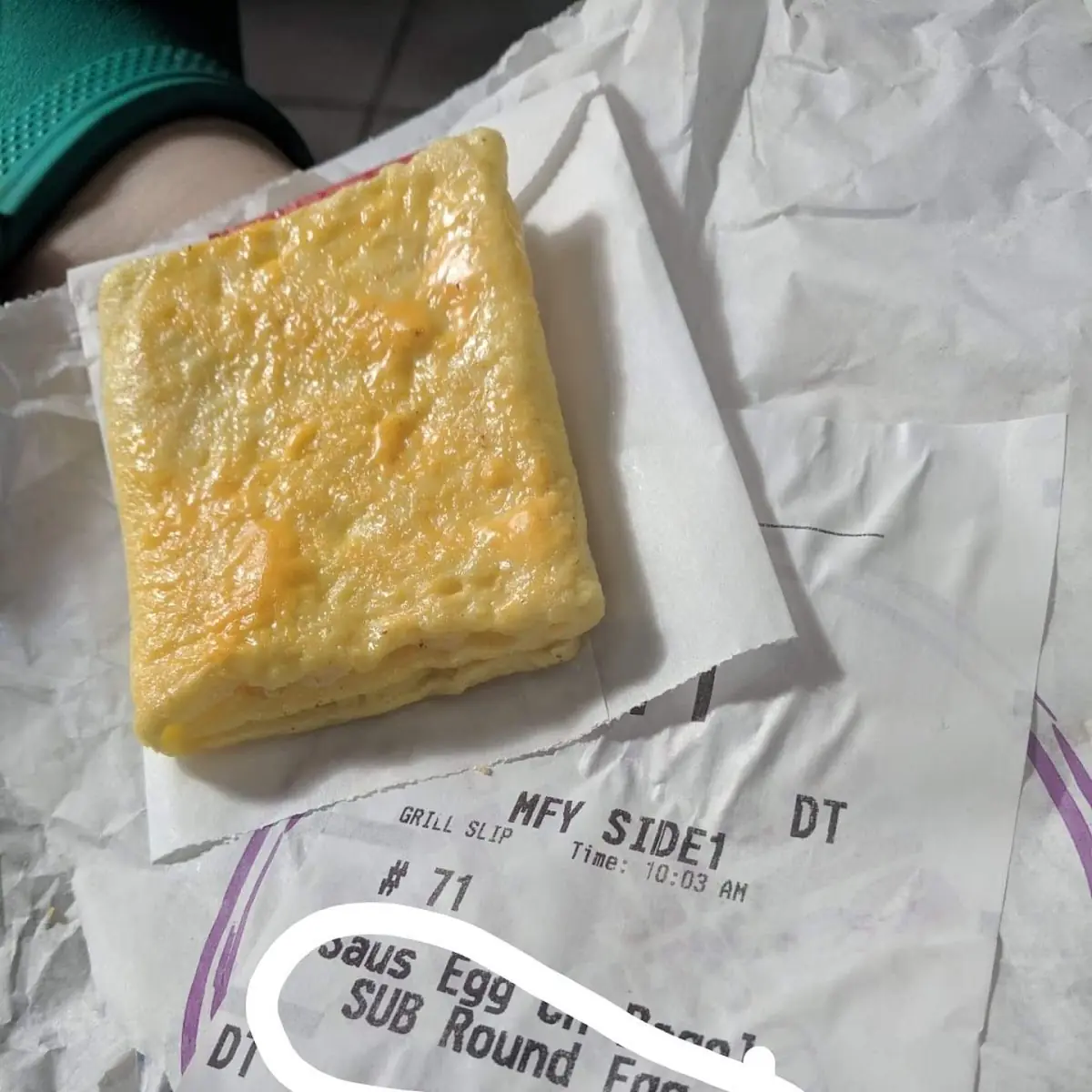 Steak Egg and Cheese