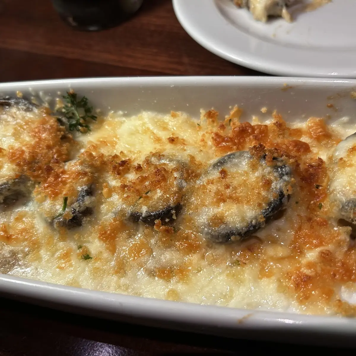 White Cheddar Stuffed Mushrooms