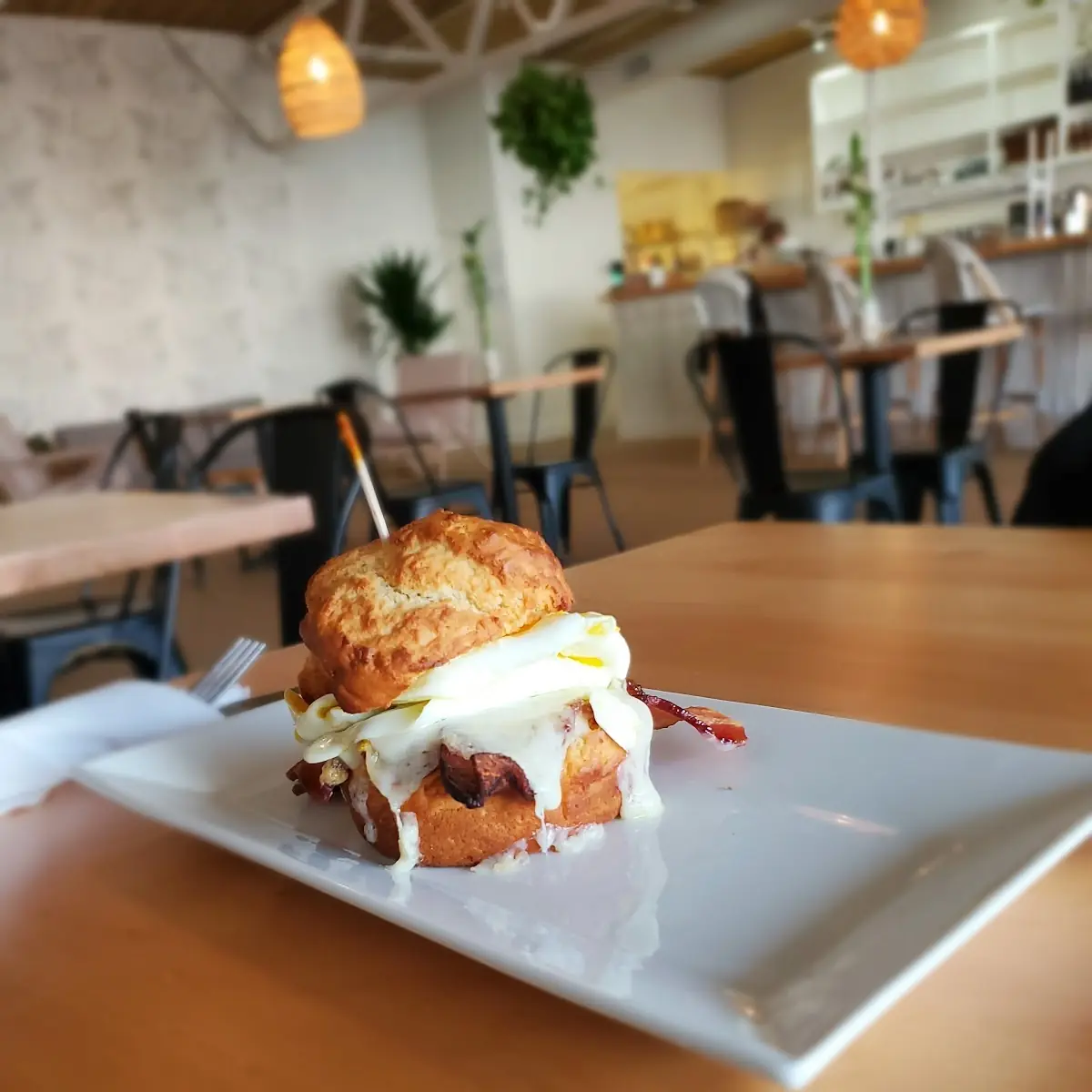 Bacon Egg and Cheese Biscuit