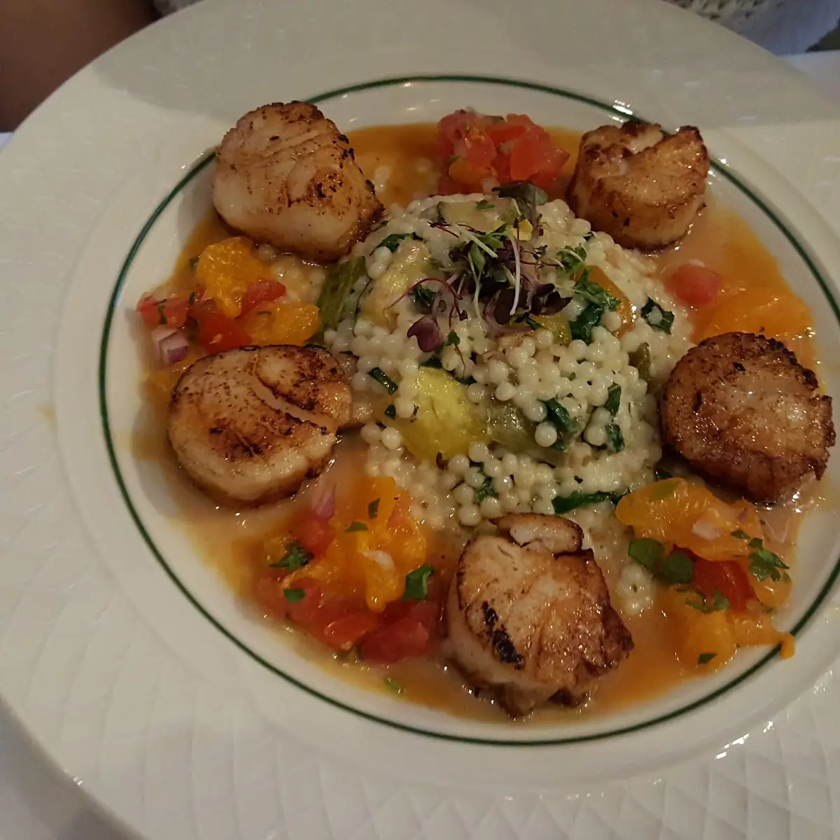 Pan Seared Sea Scallops