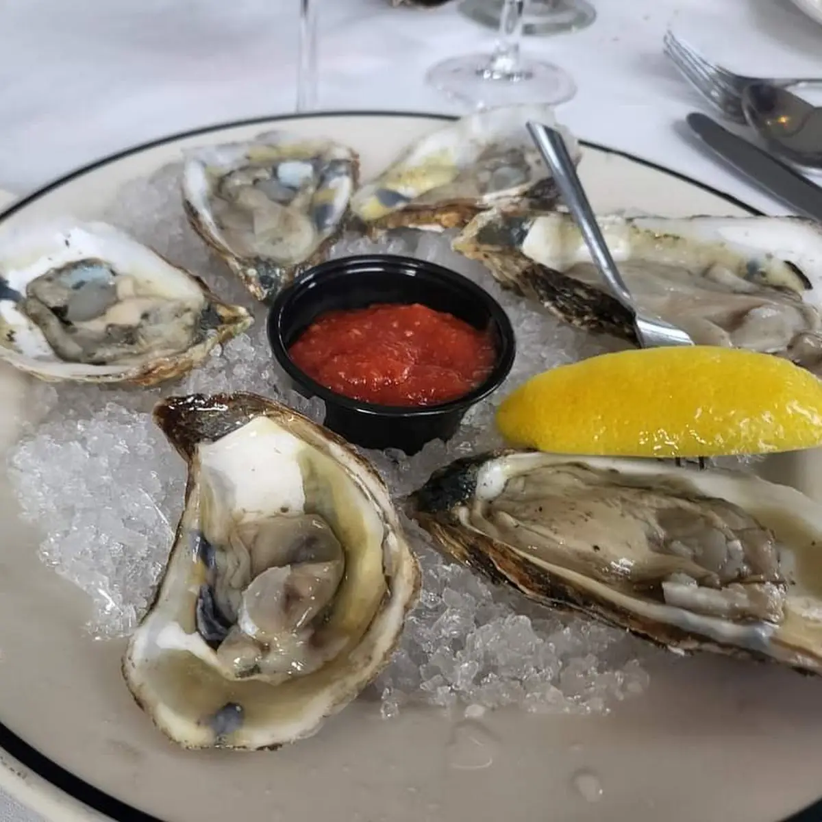 Raw Oysters on the Half Shell