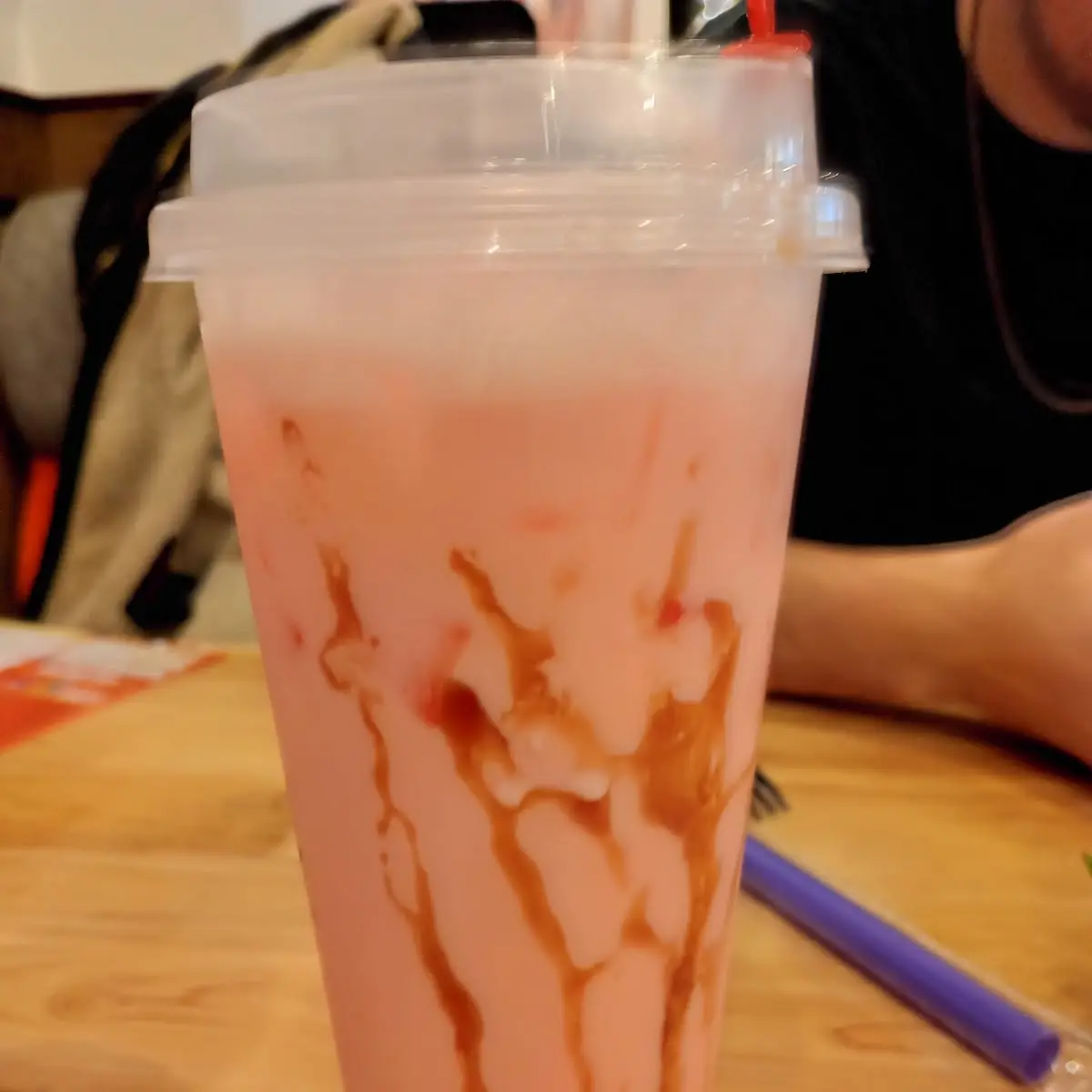 Strawberry Boba Tea