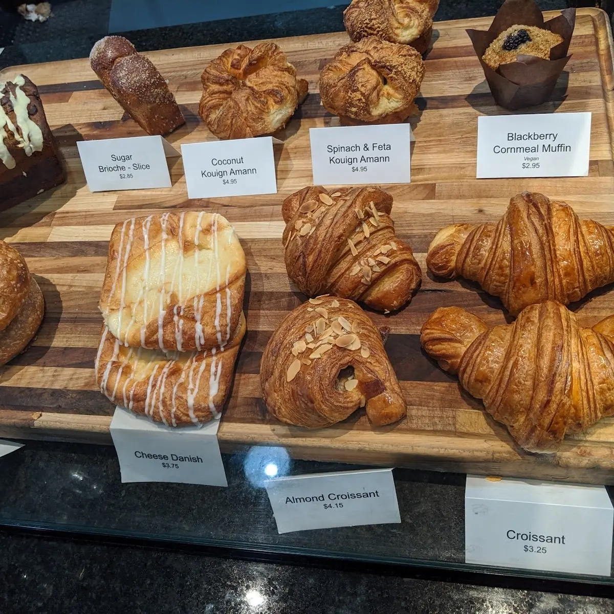 Baked Pastries Display
