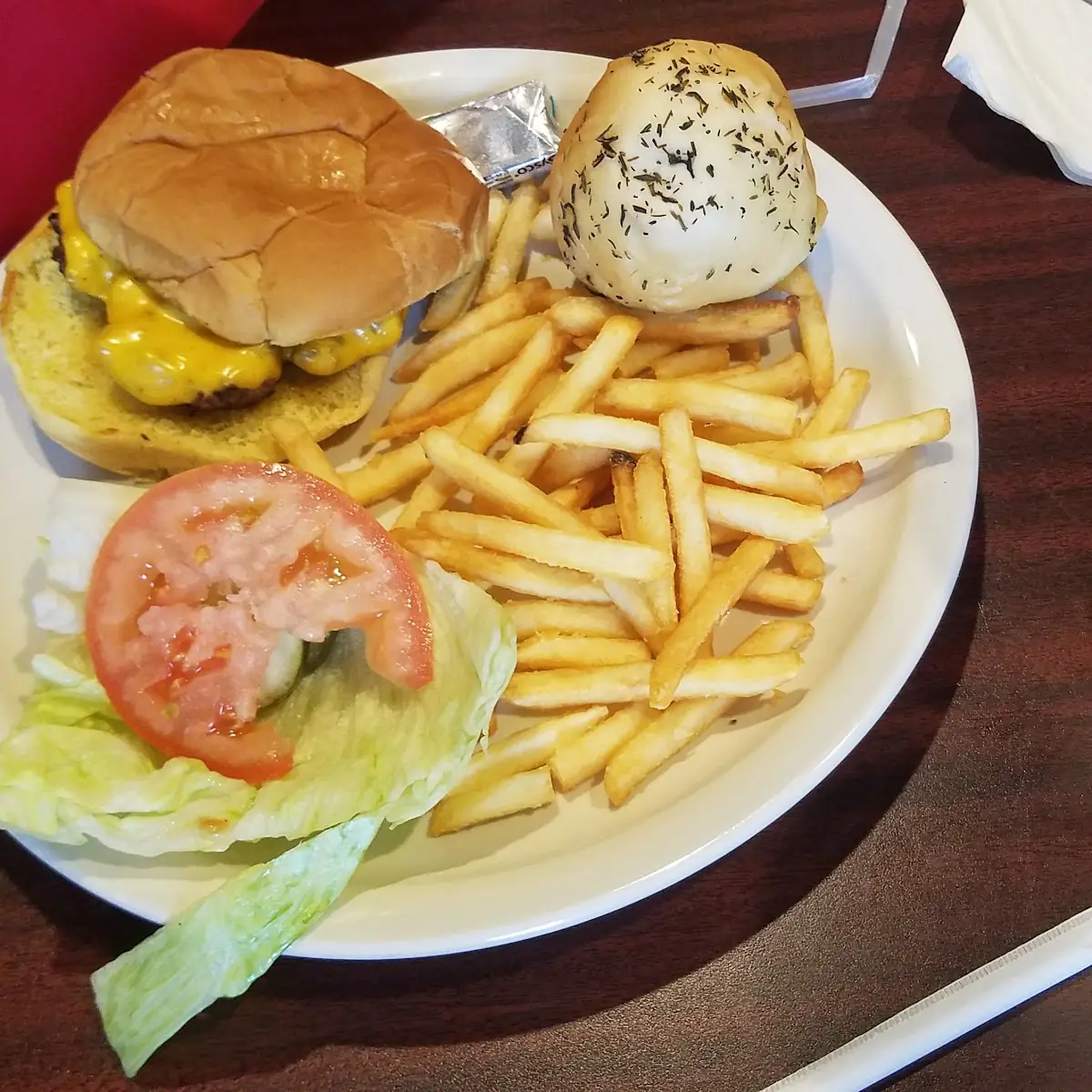 Junior Burger and Fries
