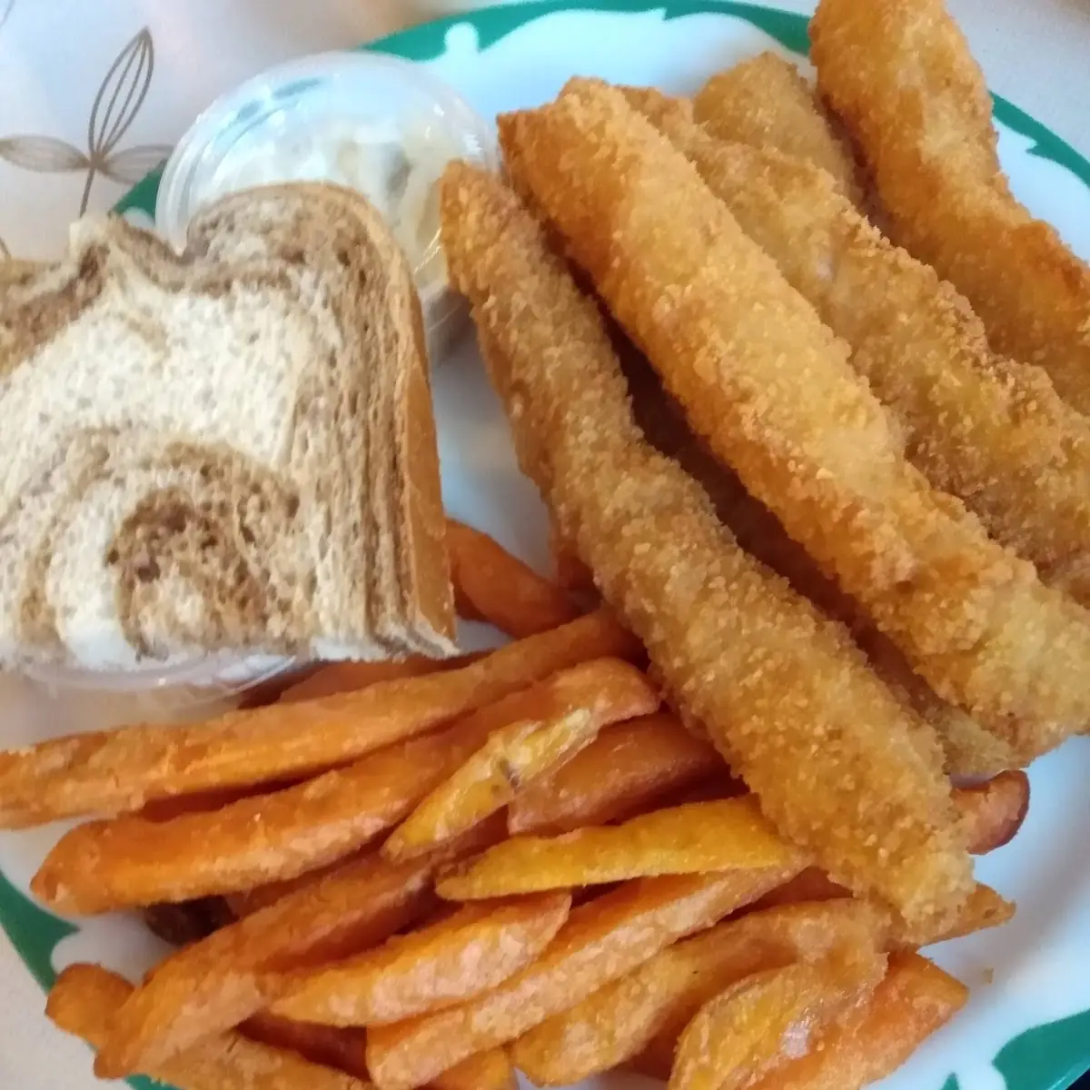 Perch & Sweet Potato Fries