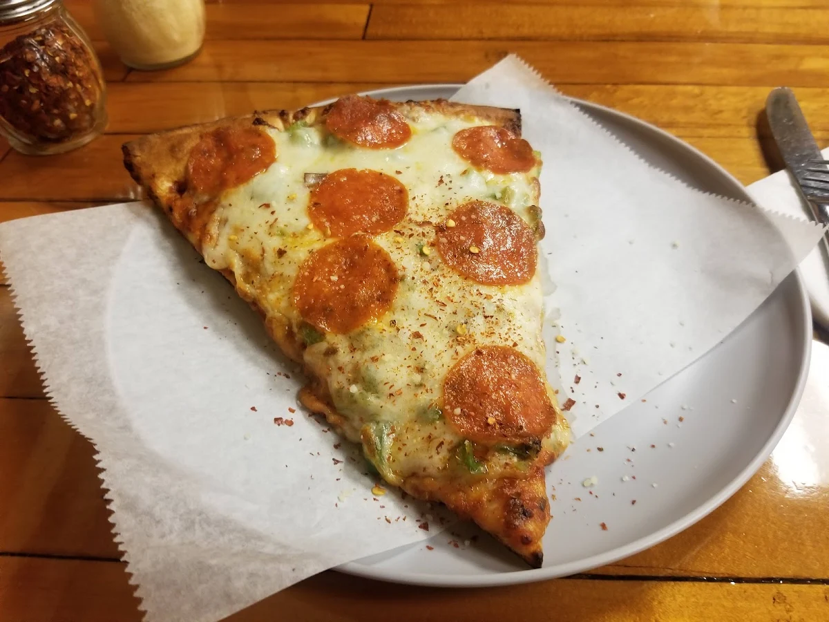 Pepperoni Pizza with Onions and Extra Cheese