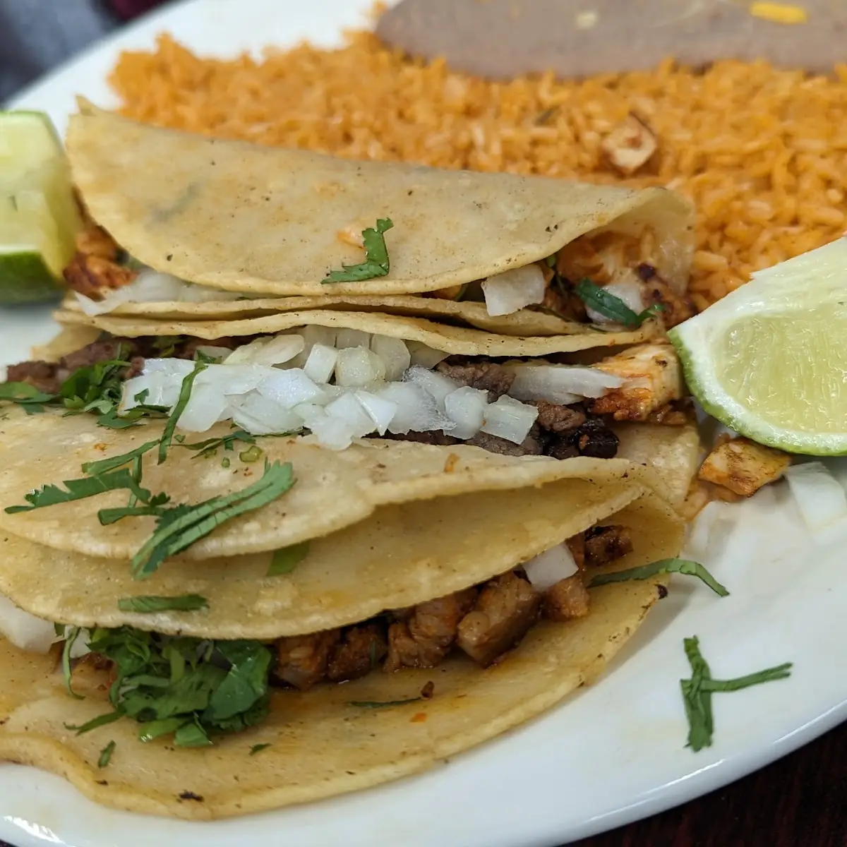 Pollo Asada and Al Pastor Tacos
